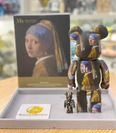 BE@RBRICK x 约翰内斯·维米尔《戴珍珠耳环的少女》 100%+400% bearbrick